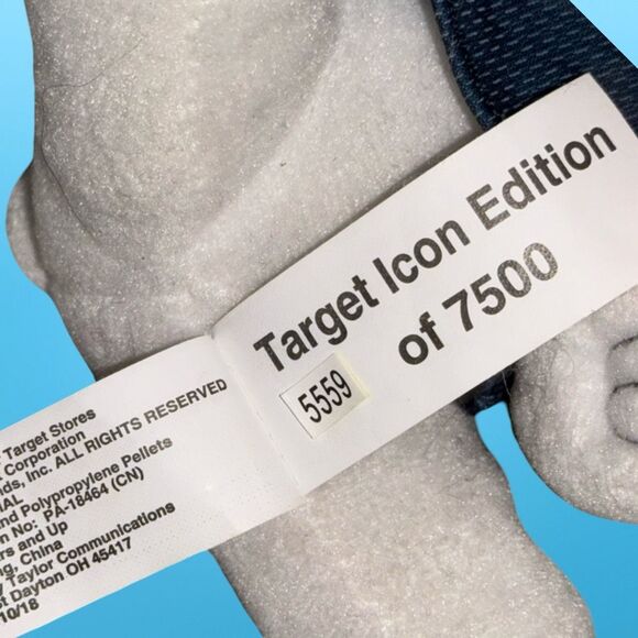 2018 Target Bullseye Dog MN Timberwolves #18 Basketball Plush Stuffed #5559/7000 - Picture 6 of 7